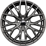2DRV BY WHEELWORLD - WH37 DARK GUNMETAL LACKIERT 8,5X20 LK:5/112 ET:35 ML:66,6